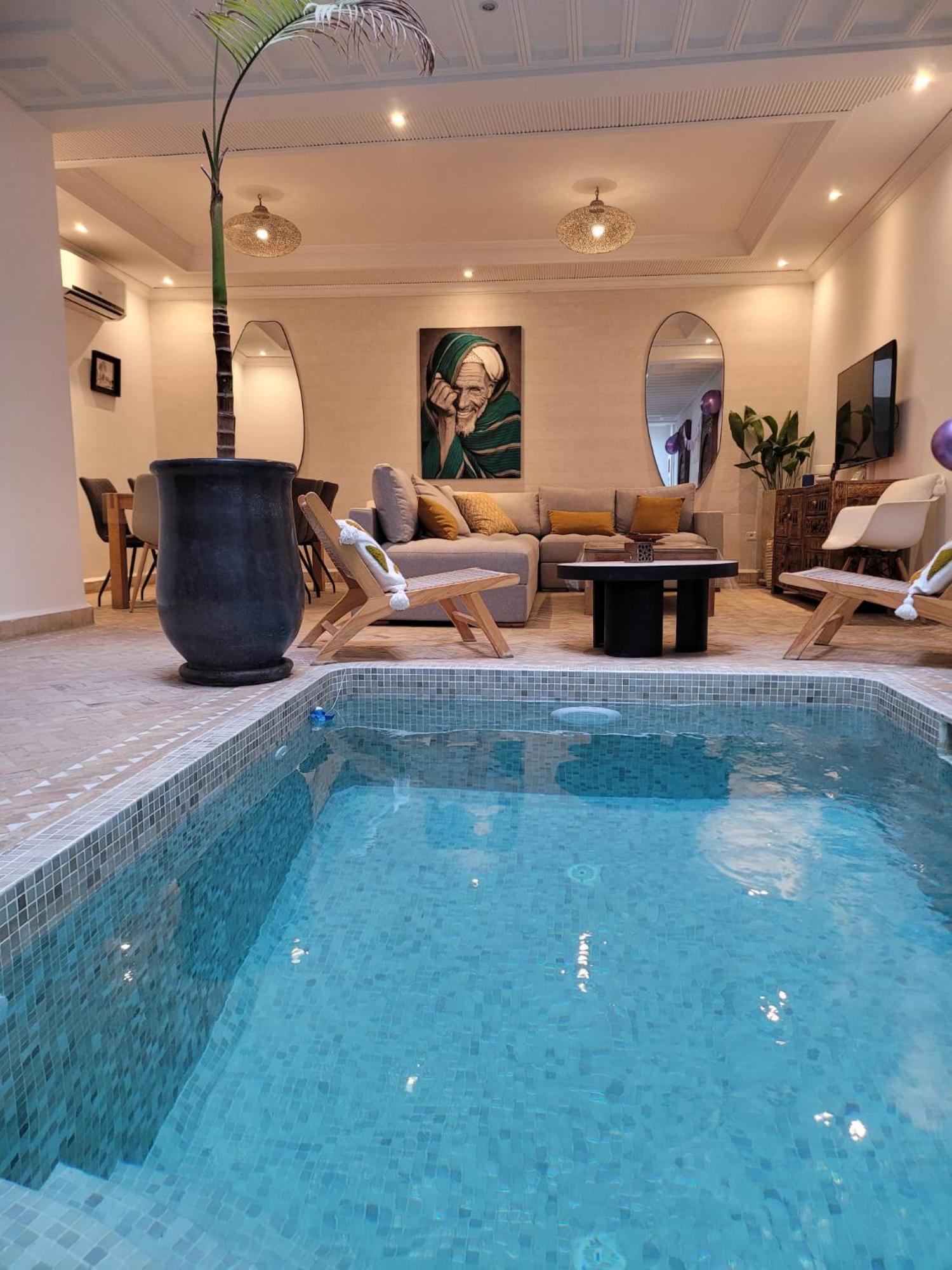 Riad Melilo Avec Piscine Chauffee 마라케시 외부 사진