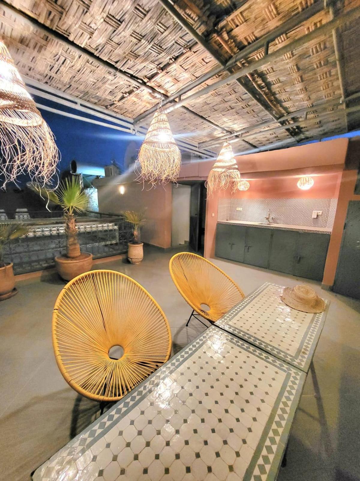 Riad Melilo Avec Piscine Chauffee 마라케시 외부 사진