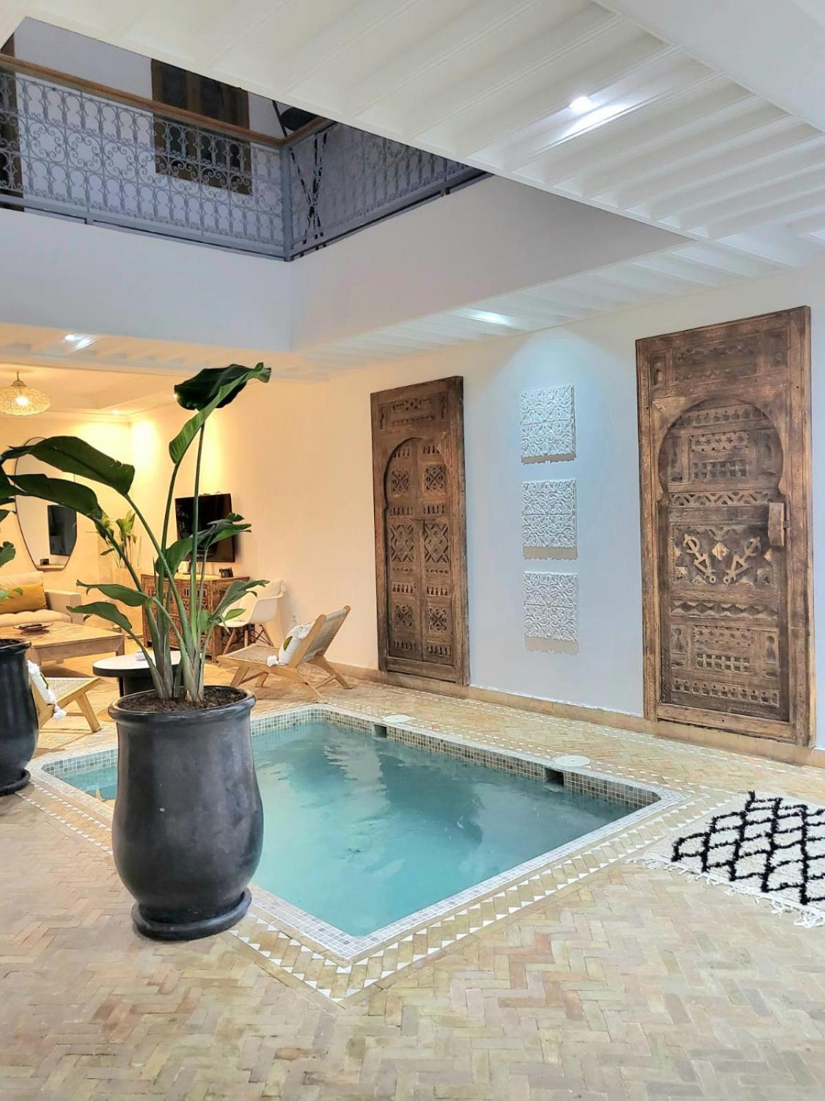 Riad Melilo Avec Piscine Chauffee 마라케시 외부 사진